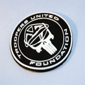 TUF Velco Morale Patch (Black and White)
