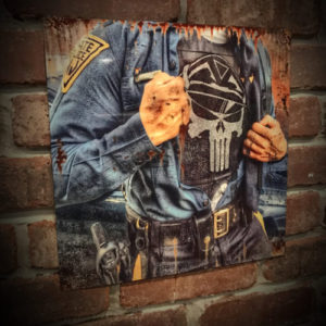 TUF 12x12 Metal Sign