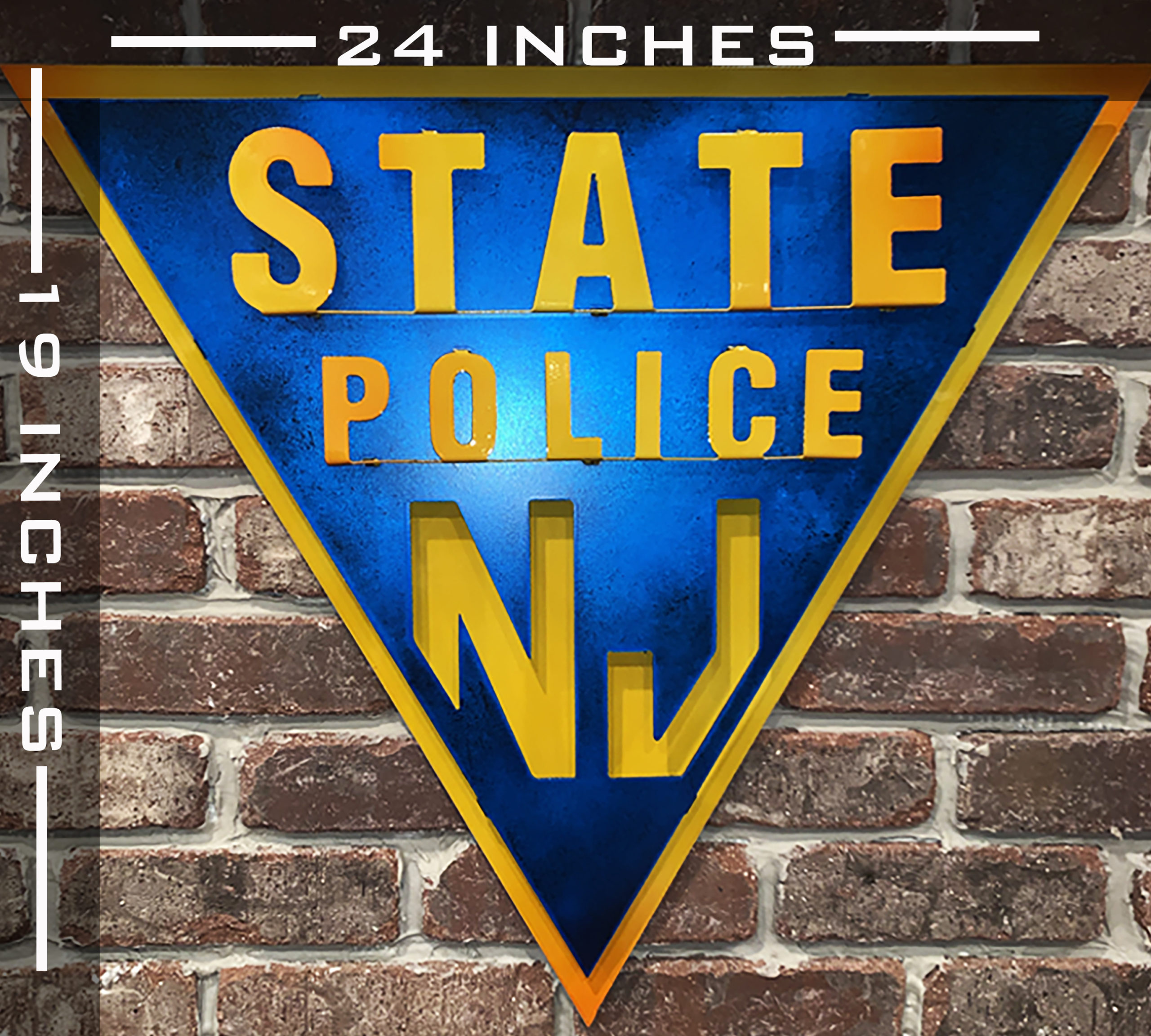 NJSP Metal 3D Sign - Image 2