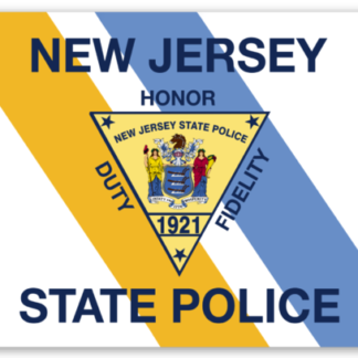 NJSP Headquarters Flag Decal