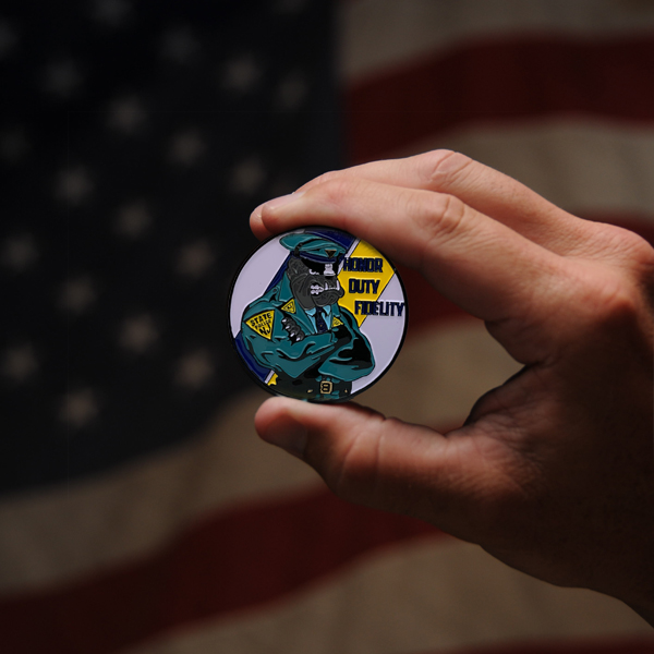 USMC/NJSP Challenge Coin - Image 3