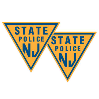 NJSP Gold Decal 2 Pack