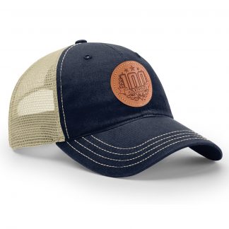 100TH Anniversary Leather Patch Hat
