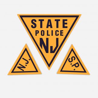 NJSP Class "A" Winter Patch Decal 3 Pack