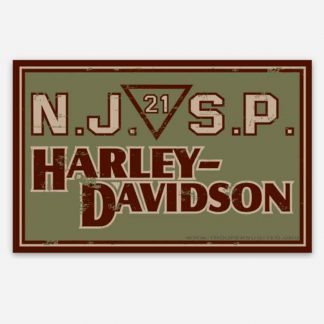 NJSP Harley Decal