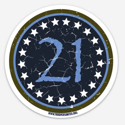 21 Decal 3 Pack – Troopers United Foundation