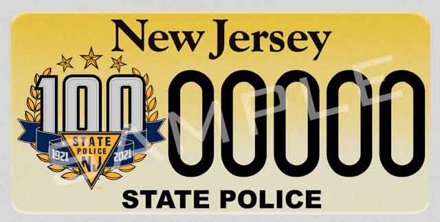 100TH Anniversary Custom License Plate
