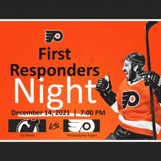 First Responders Night 2021 -  Devils vs Flyers Ticket
