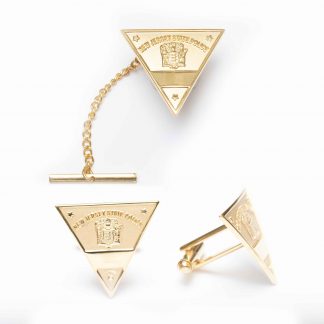 Custom NJSP Badge Tie Tac/Lapel Pin and Cufflinks