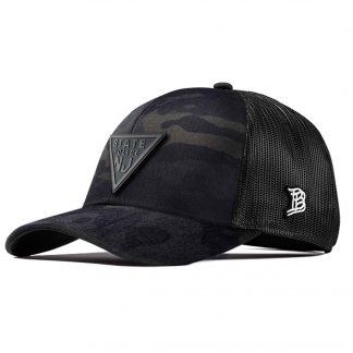 NJSP Multi Cam Snapback Flex Trucker Hat