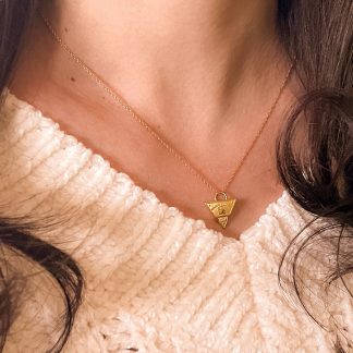 NJSP Badge Pendant and Chain (Small)