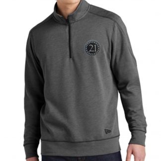 '21 New Era® Tri-Blend Fleece 1/4-Zip Pullover