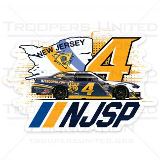 NJSP NASCAR Decal 2024