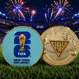 Official FIFA / NJSP Challenge Coin (PRE ORDER)