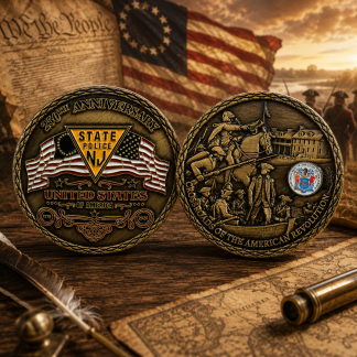 NJSP America 250 Challenge Coin