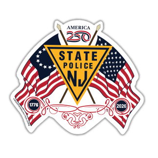NJSP USA 250 Decal