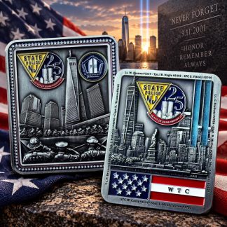 25th Anniversary 9/11 Challenge Coin (Pre-Order)
