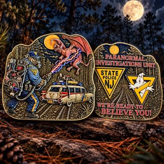 NJSP Paranormal Investigations Challenge Coin